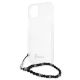 6. Guess GUHCP13MKPSBK iPhone 13 6.1" Transparent hardcase Black Pearl