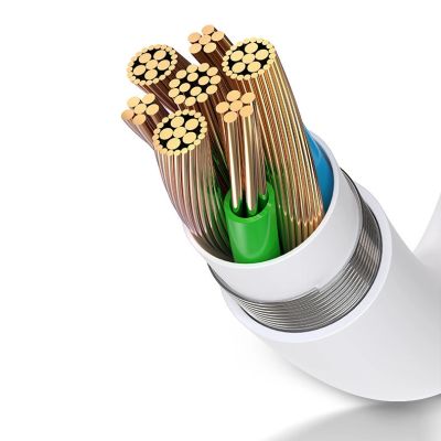 4. Joyroom S-Y104 headphone adapter Lightning - Lightning / mini jack 3.5mm - white