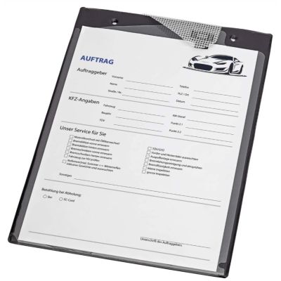 3. MAUL Automotive Clipboard Order Folder with Key Pocket