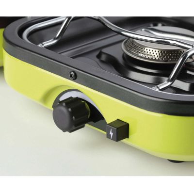 7. DUAL COMPACT + GRILL double camping stove