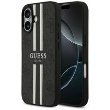 Guess 4G Printed Stripes MagSafe case for iPhone 17 - black