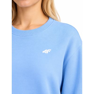 6. Women's round neck open sweatshirt 4F 4FWAW26TSWSF2672-32S