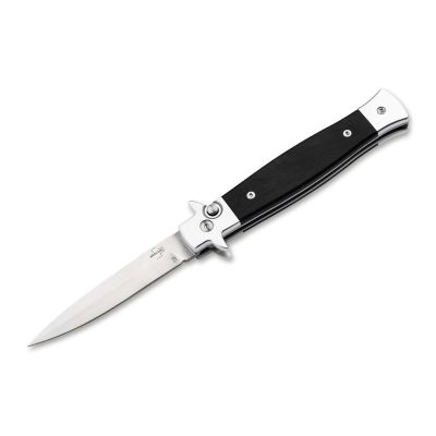 Böker Plus Stiletto Knife Ebony 14C28N