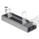 2. Delock External USB 3.0 Hub with 10 Ports and Switches