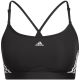 8. adidas Aeroreact Training Light-Support 3-Stripes Bra W HC7862