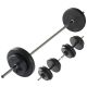 VIRTUFIT ADJUSTABLE BARBELL SET - DUMBBELL SET - 30.5 KG - BLACK
