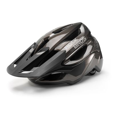 Rockbros LK-99 Mountain Bike Helmet with Adjustable Visor and Magnetic Closure 58-62 cm - Titanium