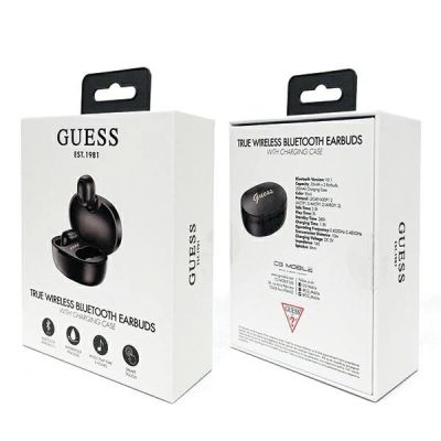 4. Guess Bluetooth Wireless Headphones GUTWST30BKTWS + Docking Station - Black