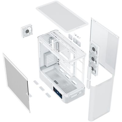 25. MODECOM VOLCANO AQ 400 ARGB MIDI CASE WHITE