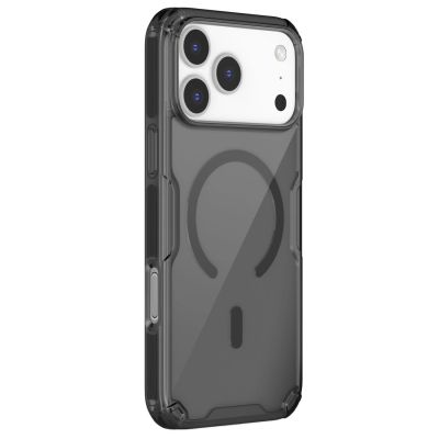 3. Nillkin Nature TPU Pro Magnetic Case Compatible with MagSafe for iPhone 17 Pro Max - Translucent Black