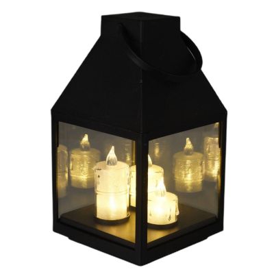 5. LANTERN ADVENT LANTERN RORATY LED 25CM 3 CANDLES