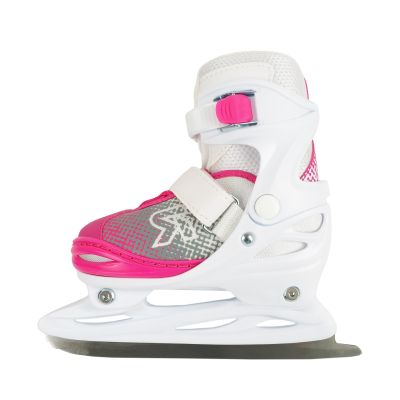 12. Roces Jokey Ice X skates white and pink 450746 001