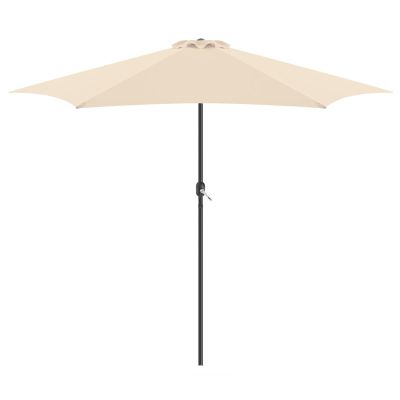 11. GARDEN UMBRELLA 300CM FOLDING BEIGE