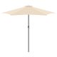 11. GARDEN UMBRELLA 300CM FOLDING BEIGE