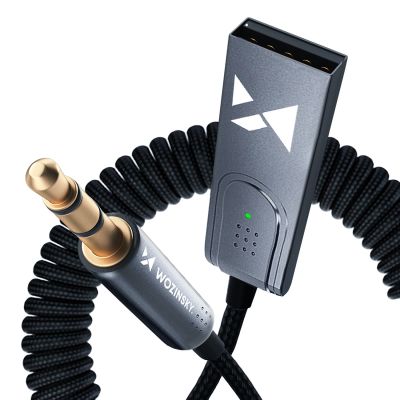 3. Wozinsky WTODB Bluetooth 5.3 Audio Adapter / AUX Audio Receiver