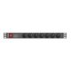 2. RACK strip Lanberg PDU-07E-0200-IEC-BK (7 x UTE; 10 A; 2m; black)