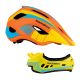 6. Rockbros TT-32SOYB-S children's bicycle helmet with detachable chinbar, size S - yellow-orange