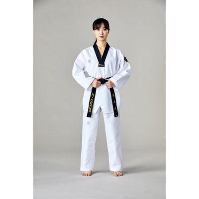 9. Dobok for Taekwondo MTX 2 Black - approved by World Taekwondo (WT) | MOOTO
