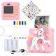 7. Denver 2" Pink Digital Camera for Kids with Thermal Printer