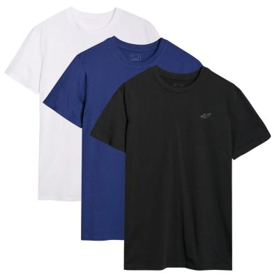 Men's T-shirt (3-Piece Set) 4F 3P-SS-4FWMM00TTSHM2256-92S 3PACK