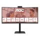 43. AOC monitor 86.3 cm (34") CU34E4CW 21:09 2xHDMI+DP+USB-C+Webcam Curv.