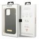 8. Guess GUHMP13LSPLG iPhone 13 Pro / 13 6.1" grey/grey hard case Silicone Logo Plate MagSafe