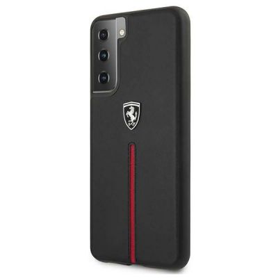 2. Ferrari FEOSIHCS21SBK S21 G991 black/black hardcase Off Track Leather Nylon Stripe
