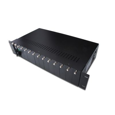 12. Digitus Chassis for DN-82x1x, DN-82x2x and DN-82x3x series media converters, 14 slots, 2U