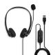 2. Lindy 42870 Headphones/Headset Wired Headband Calls/Music USB Type-A Black