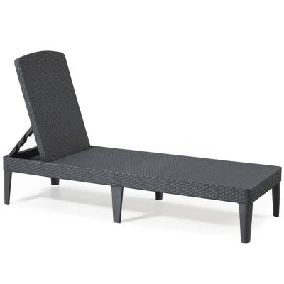 2. KETER Jaipur 235162 garden lounger (anthracite color)