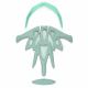 43. Meteor Marven pink/mint bicycle helmet