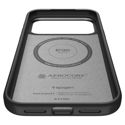 9. Spigen Enzo Aramid "T" MagSafe case for iPhone 17 Pro - black
