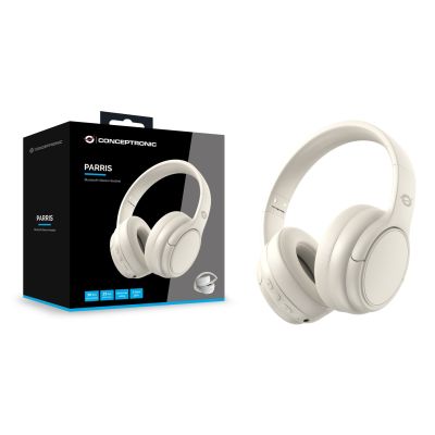 4. Conceptronic PARRIS03C Headphones/Headset Wired & Wireless Headband Music Bluetooth Cream