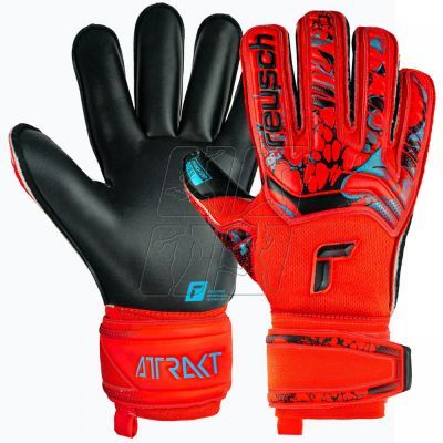 2. Reusch Attrakt Gold Roll Finger Gloves 53 70 137 3333