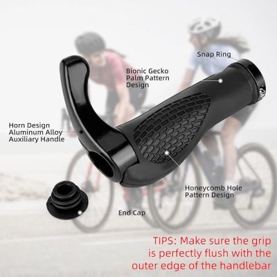 14. Rockbros BT1007B Bicycle Holder Set with Horns - Black