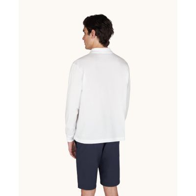 2. Men's cotton polo shirt Paul&Shark white 99311003-10 - classic, elegant