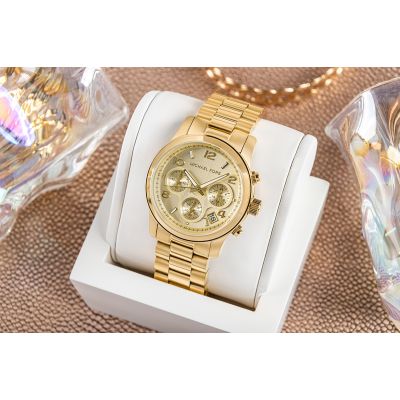5. MICHAEL KORS Runway MK7323 Women's Watch + BOX