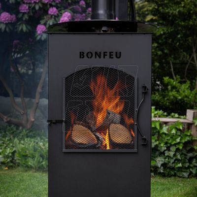 4. BonFeu BonCarré Garden Fireplace Black 3503