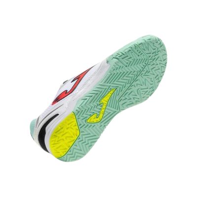 6. Joma Dribling Indoor 2632 white and turquoise DRIS2632IN football boots