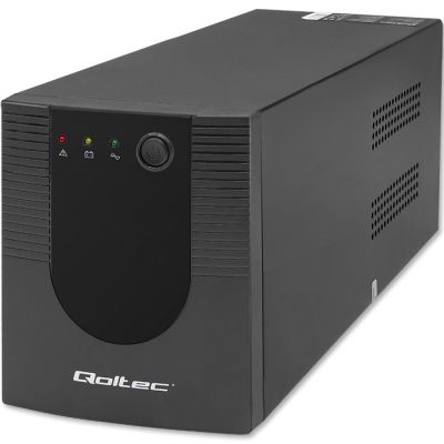 Qoltec 53777 UPS line-interactive technology 2 kVA 1200 W 4 x power sockets