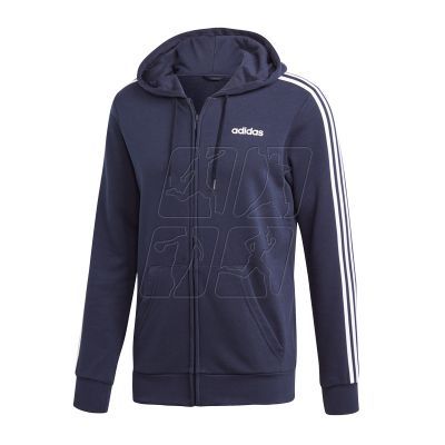 3. Adidas Essentials 3 Stripes FZ French Terry M DU0471 sweatshirt