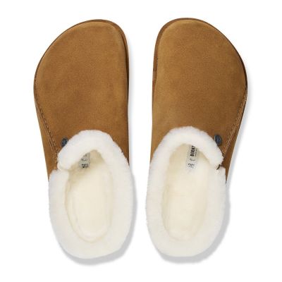 3. Birkenstock Zermatt Premium Shearling LEVE Mink LAF Narrow Flip-Flops (1023145)