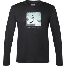Men's SUPER.NATURAL M Almost Done LS long sleeve T-shirt black L