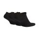 5. Nike Everyday Plus Cushioned Socks 3 Pairs Black SX6889 010