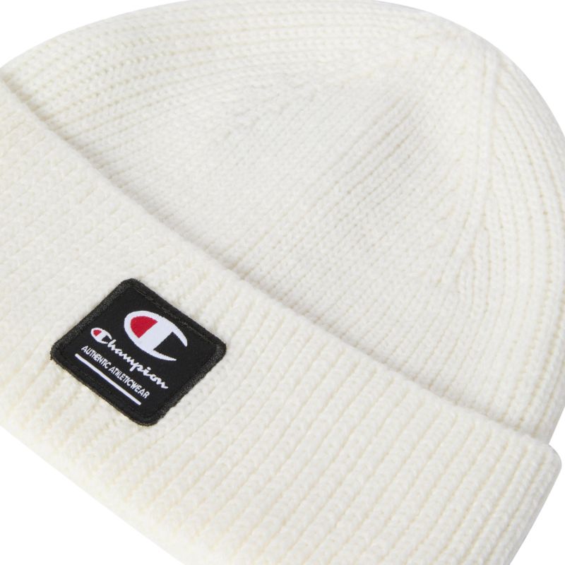 3. Champion Beanie Cap Cream 806069 WW056