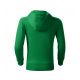 4. Children's Trendy Zipper Sweatshirt (Grass Green)