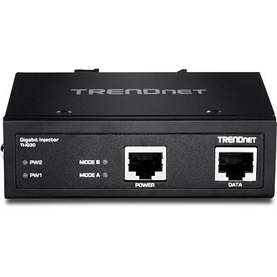 3. TRENDnet TI-IG30 - Power Injector (DIN rail mountable) - 30 Watt - Output Connectors: 1