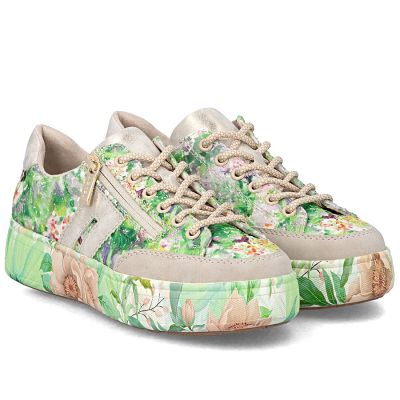 2. Women's green platform shoes Rieker M7711-91