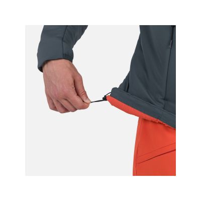 6. Rossignol Opside Hoodie Warm Jacket, Grey