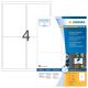 3. HERMA 9539 self-adhesive labels Rectangle White 160 pcs.